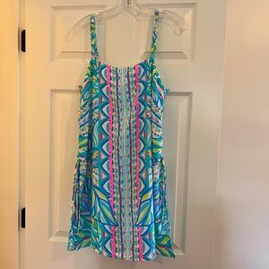 Lilly Pulitzer Spaghetti Strap Romper/Dress Skorts, Size 6